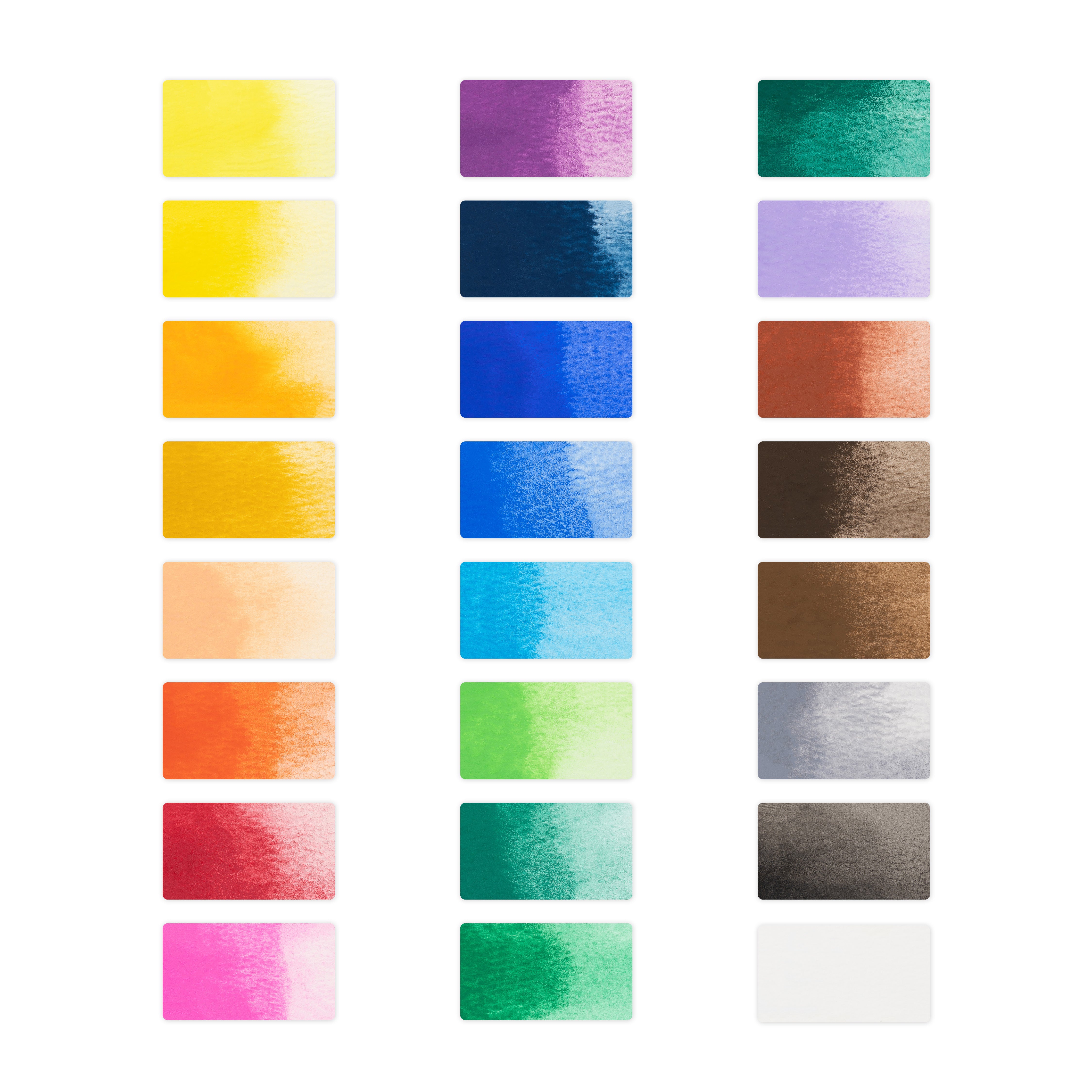 24 -stuk Gouache -verfset