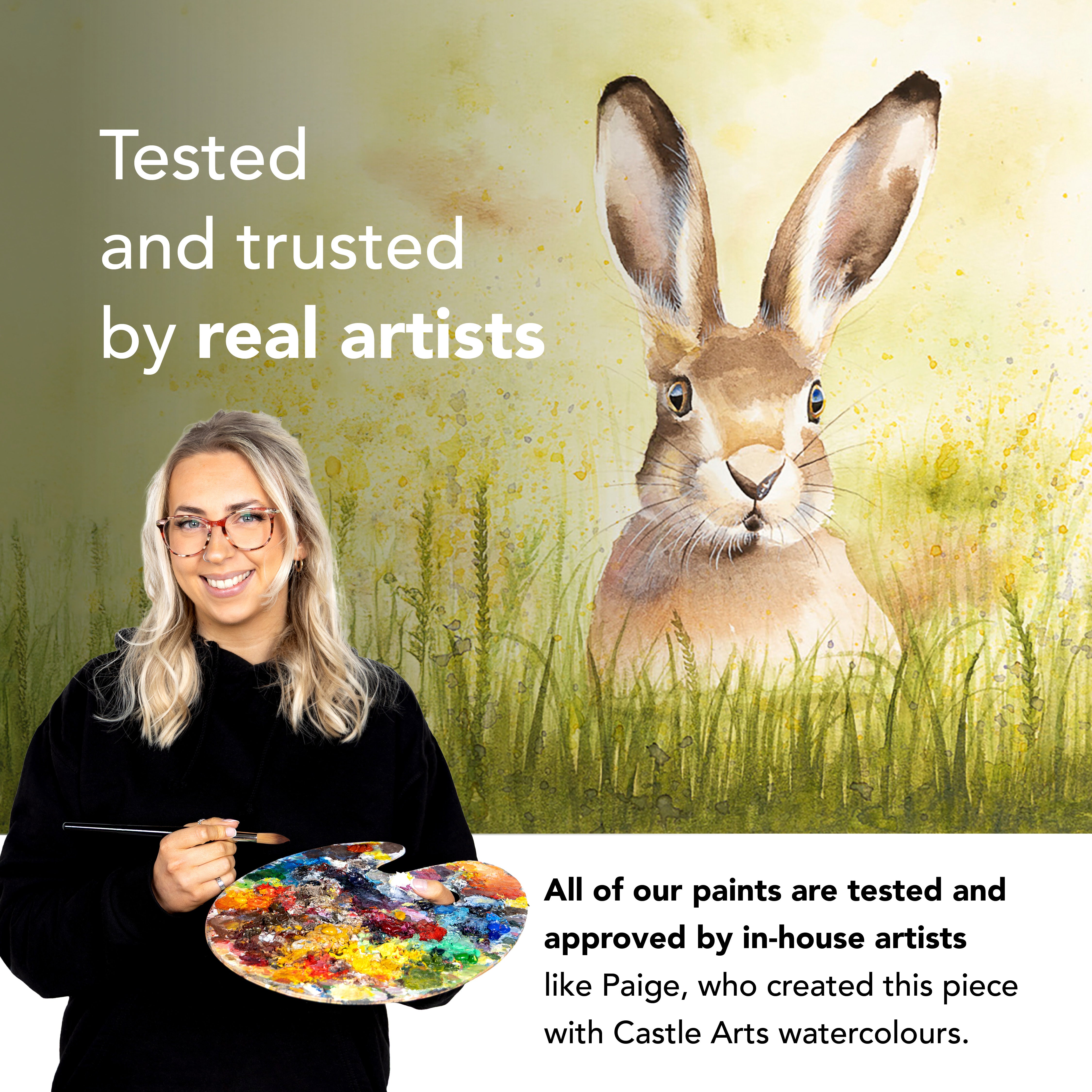 Ensemble de peinture aquarelle de 24 pièces