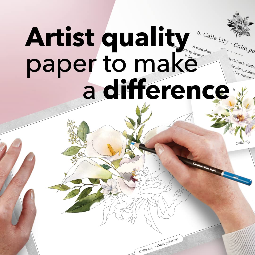 36 Page mooie bloemen kleurboek