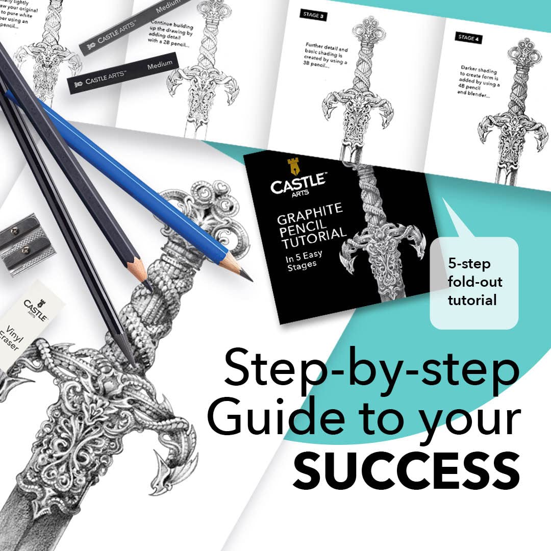 26 Pezzi Set Di Matite Di Grafite Per Disegno E Schizzi