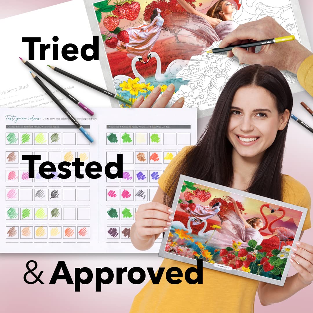 36 Pagina Libro Da Colorare Fantasy Incantevole