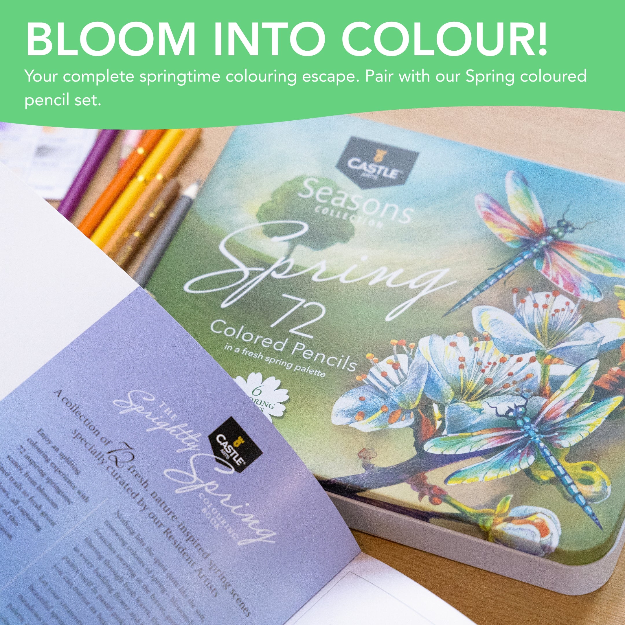 72 Page Spring Colouring Book