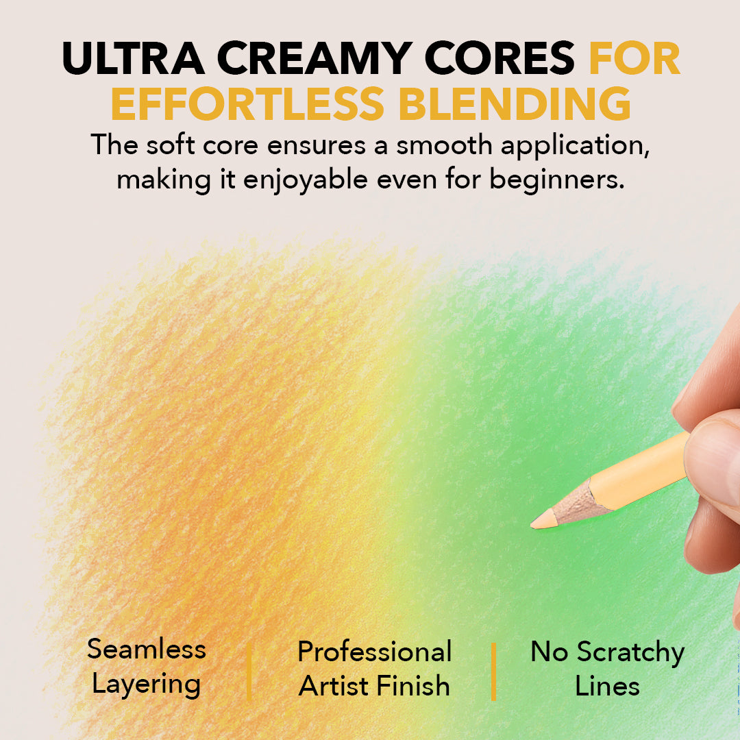 72-teiliges Frühlings-Buntstiftset in Displaydose