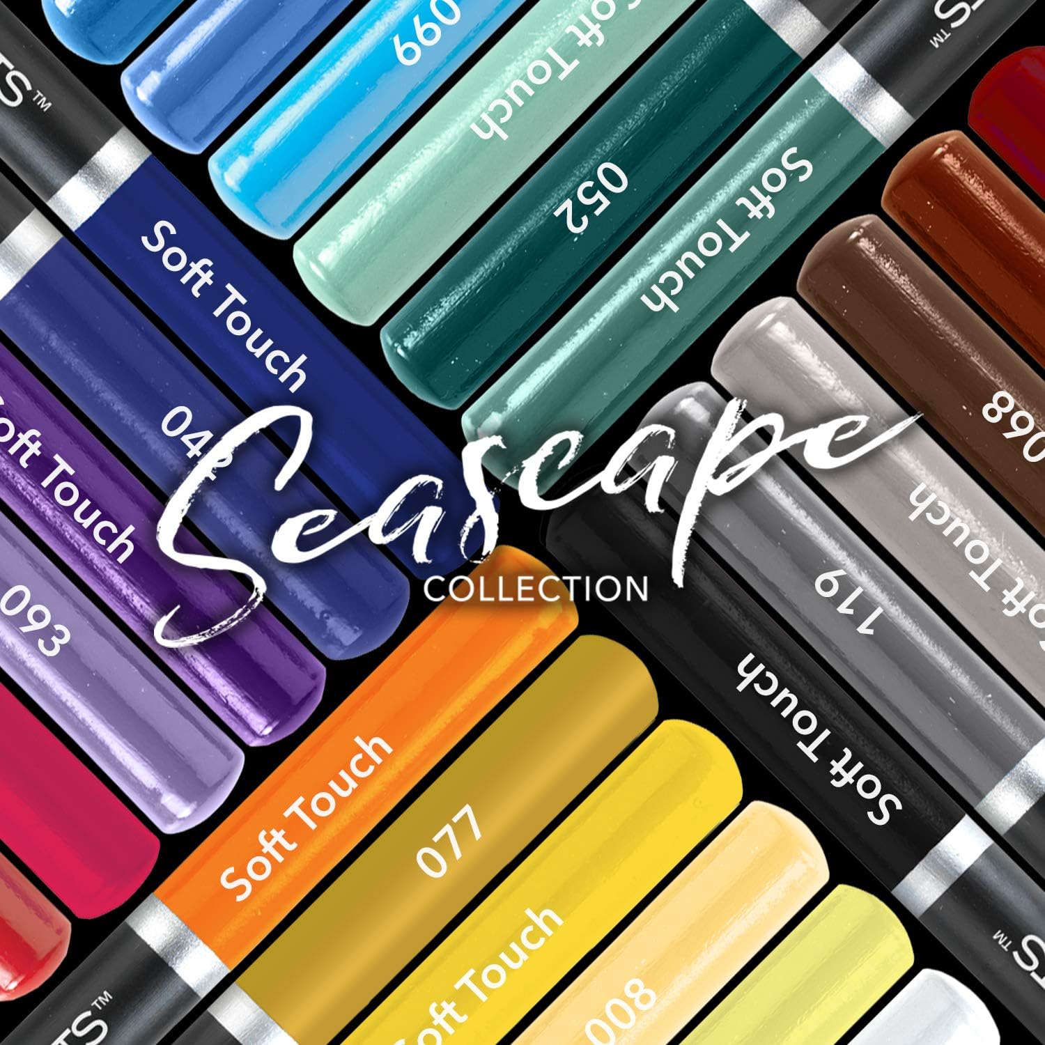 48 Piece Seascape & Botanical Coloured Pencils Palette Bundle