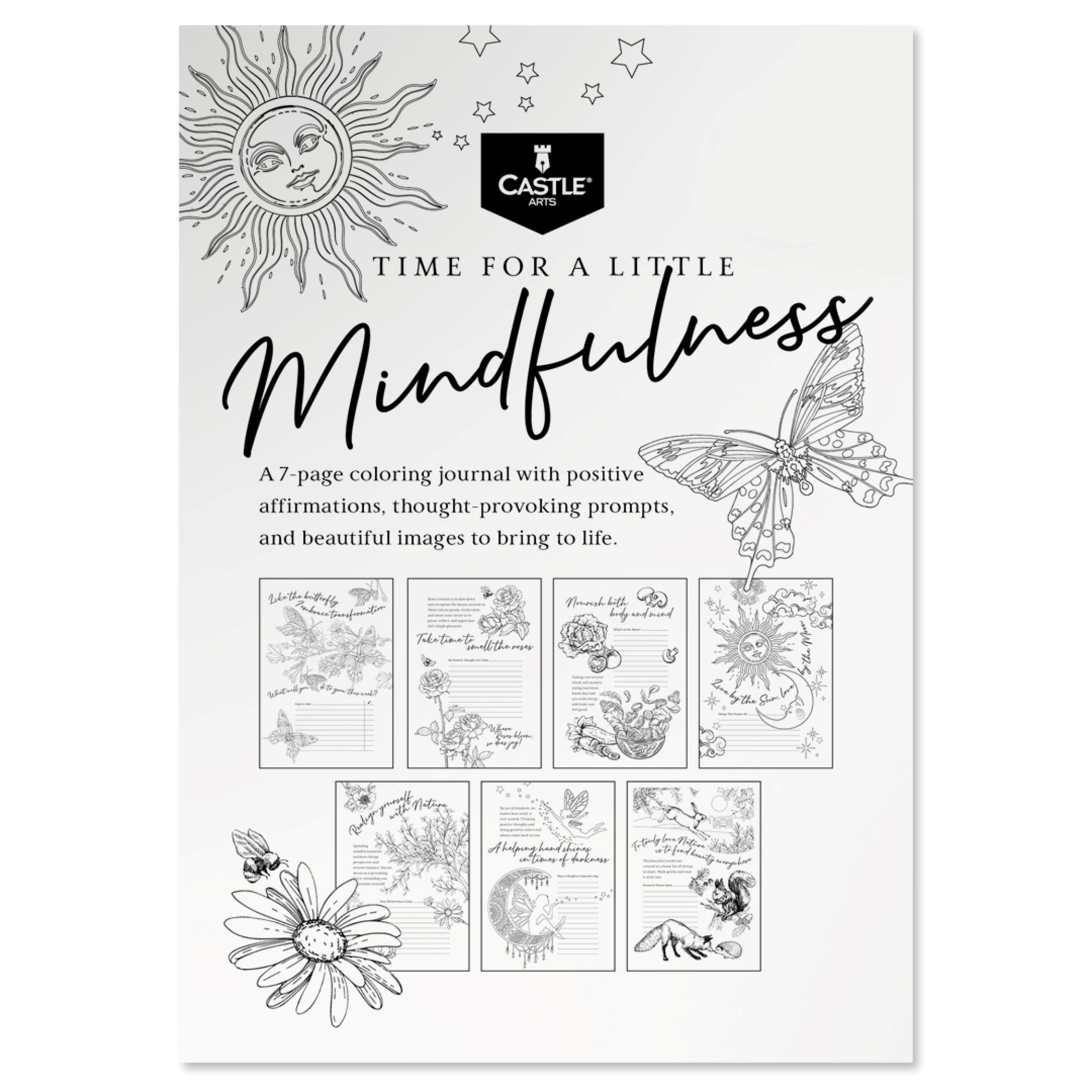 Tiskopis Mindfulness Coloring Journal [digitální stažení]